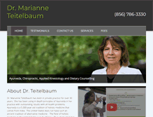 Tablet Screenshot of drmteitelbaum.com